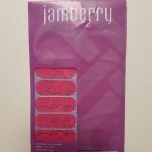 Jamberry Pink Vines Nail Wraps